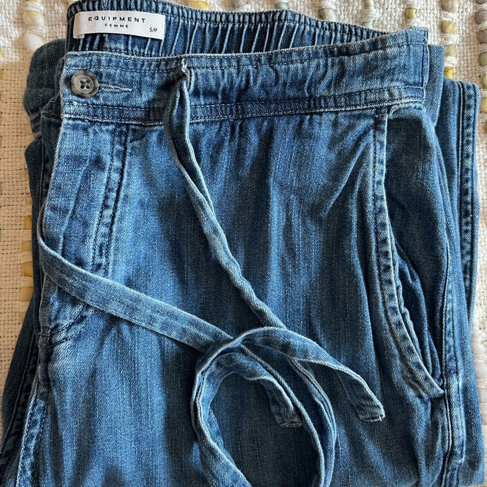 Equipment wide leg Jean.